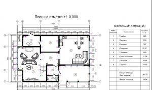 планировка 1 этаж